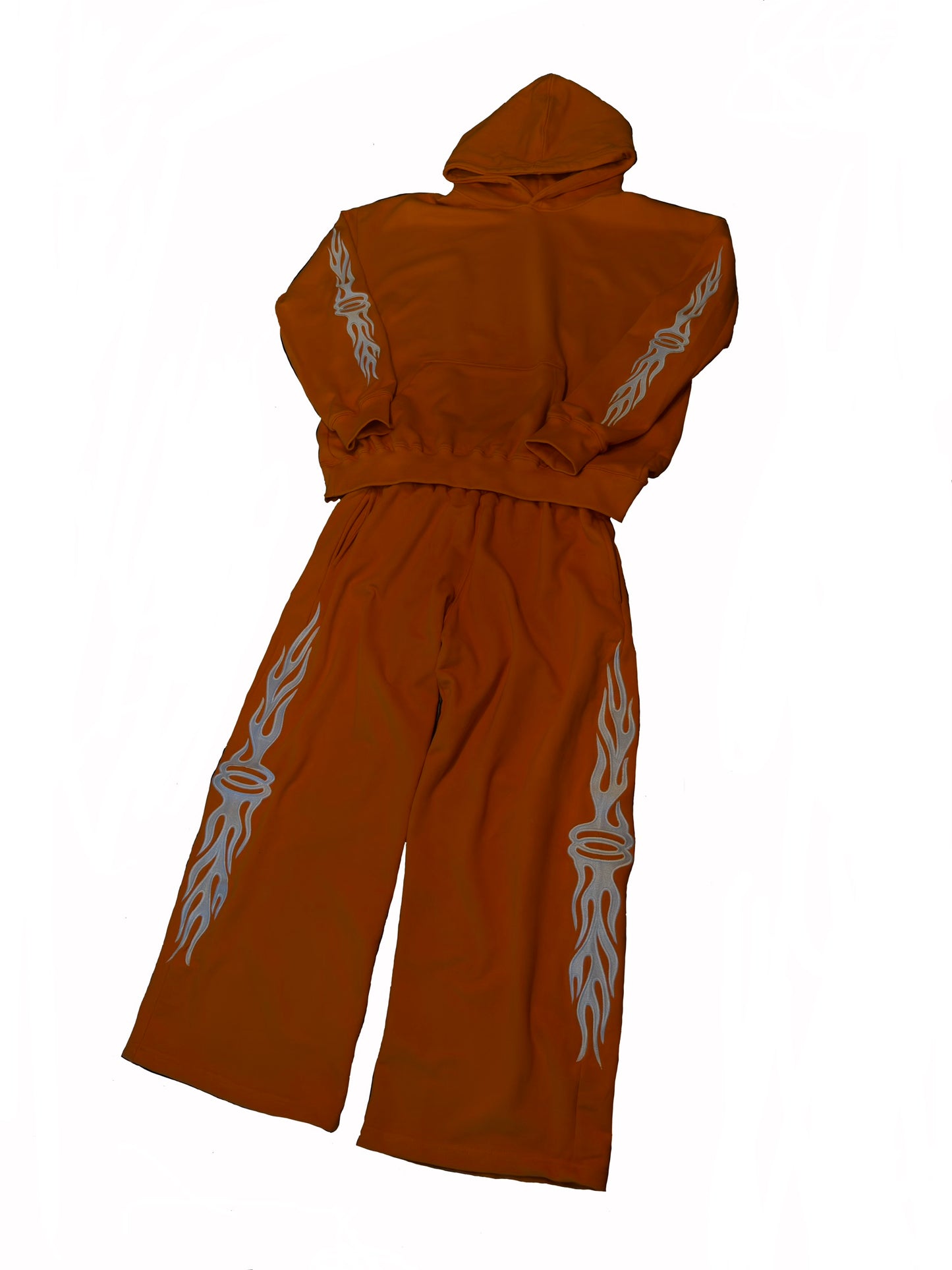 Orange Flaming Unity Hoodie