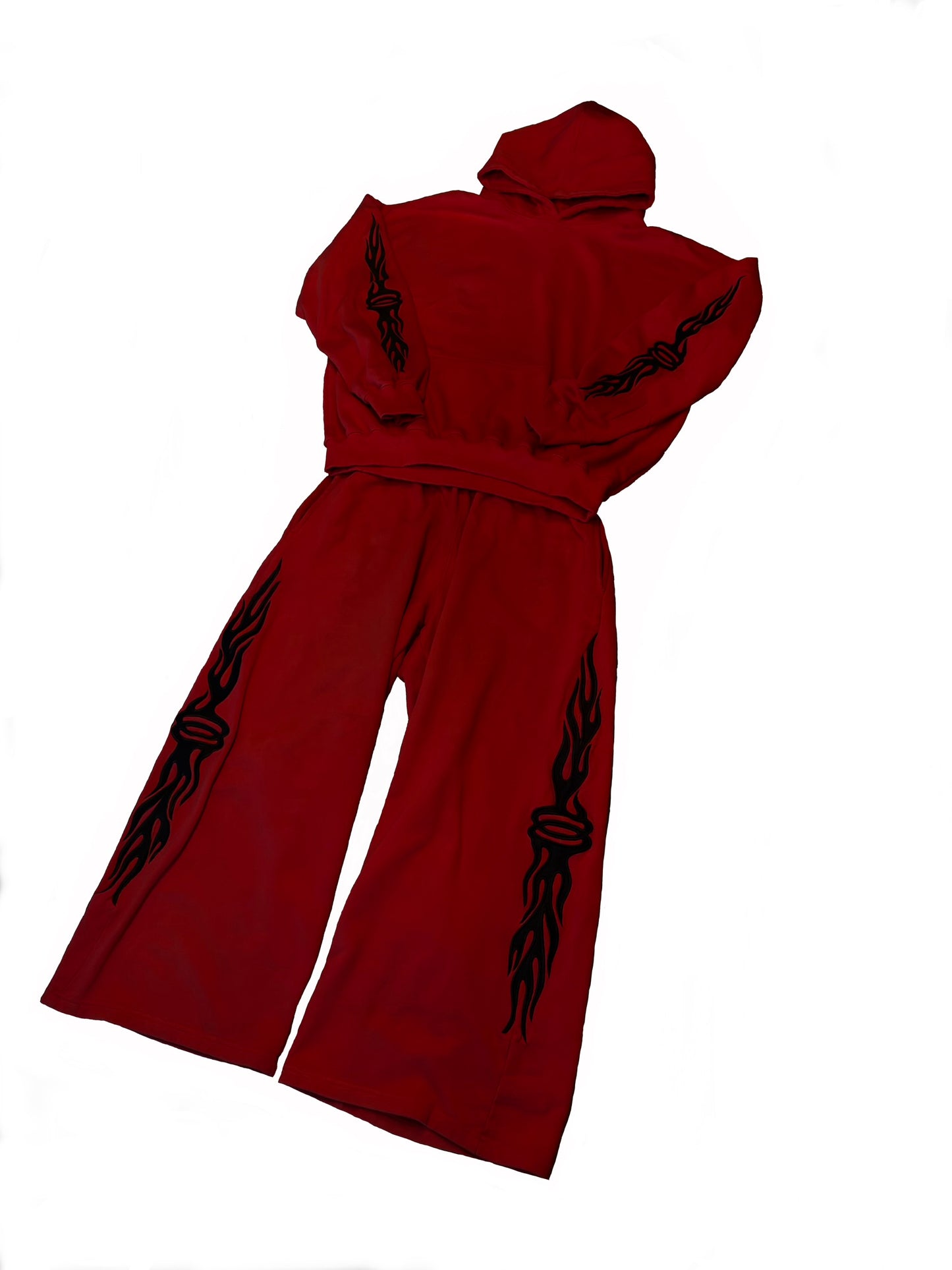 Red Flaming Unity Hoodie