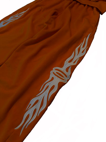 Orange Flaming Unity Sweatpant