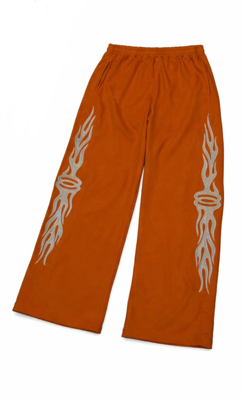Orange Flaming Unity Sweatpant