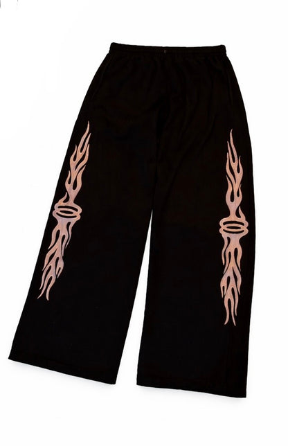 Black Flaming Unity Sweatpant