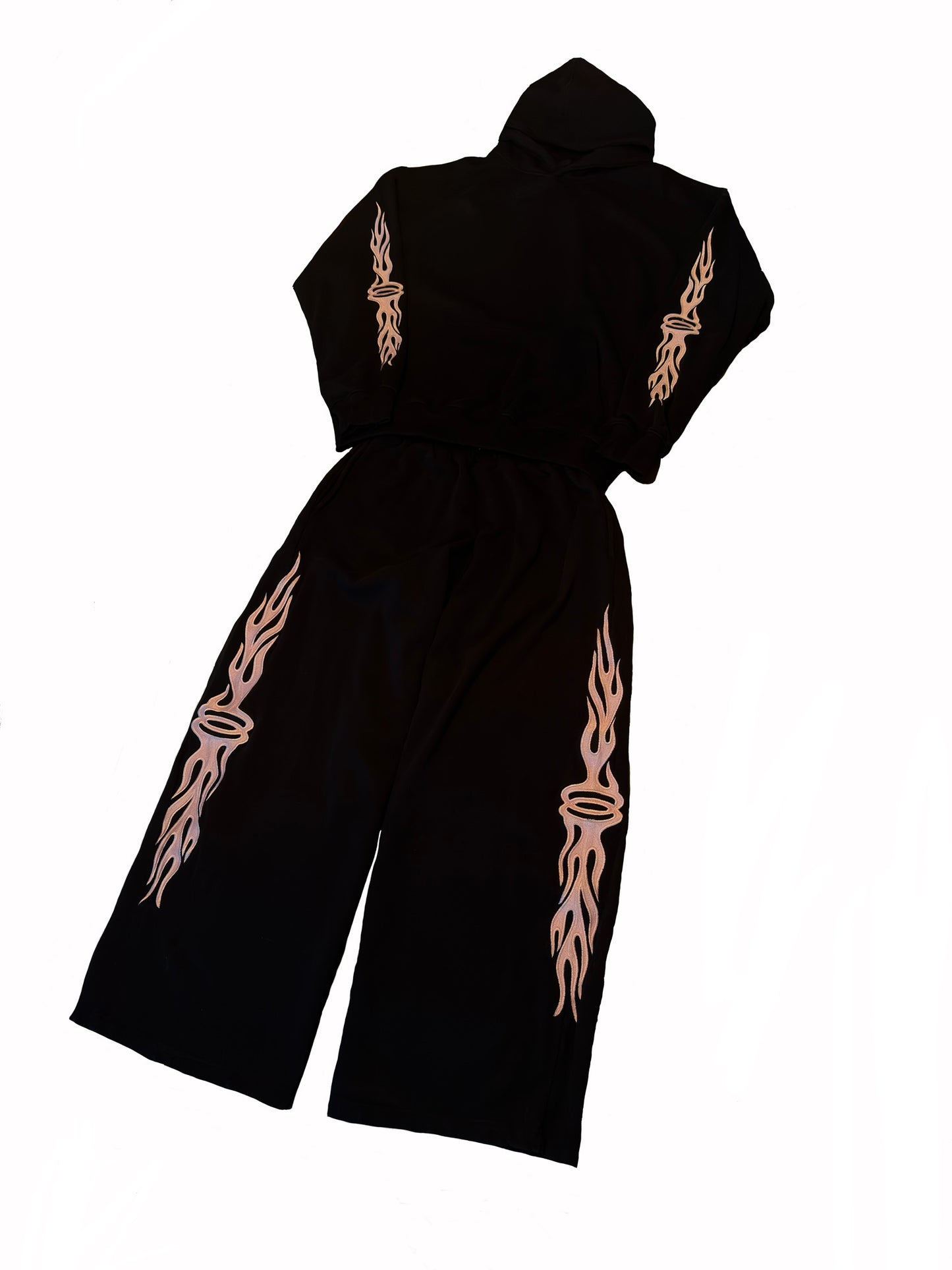 Black Flaming Unity Sweatpant